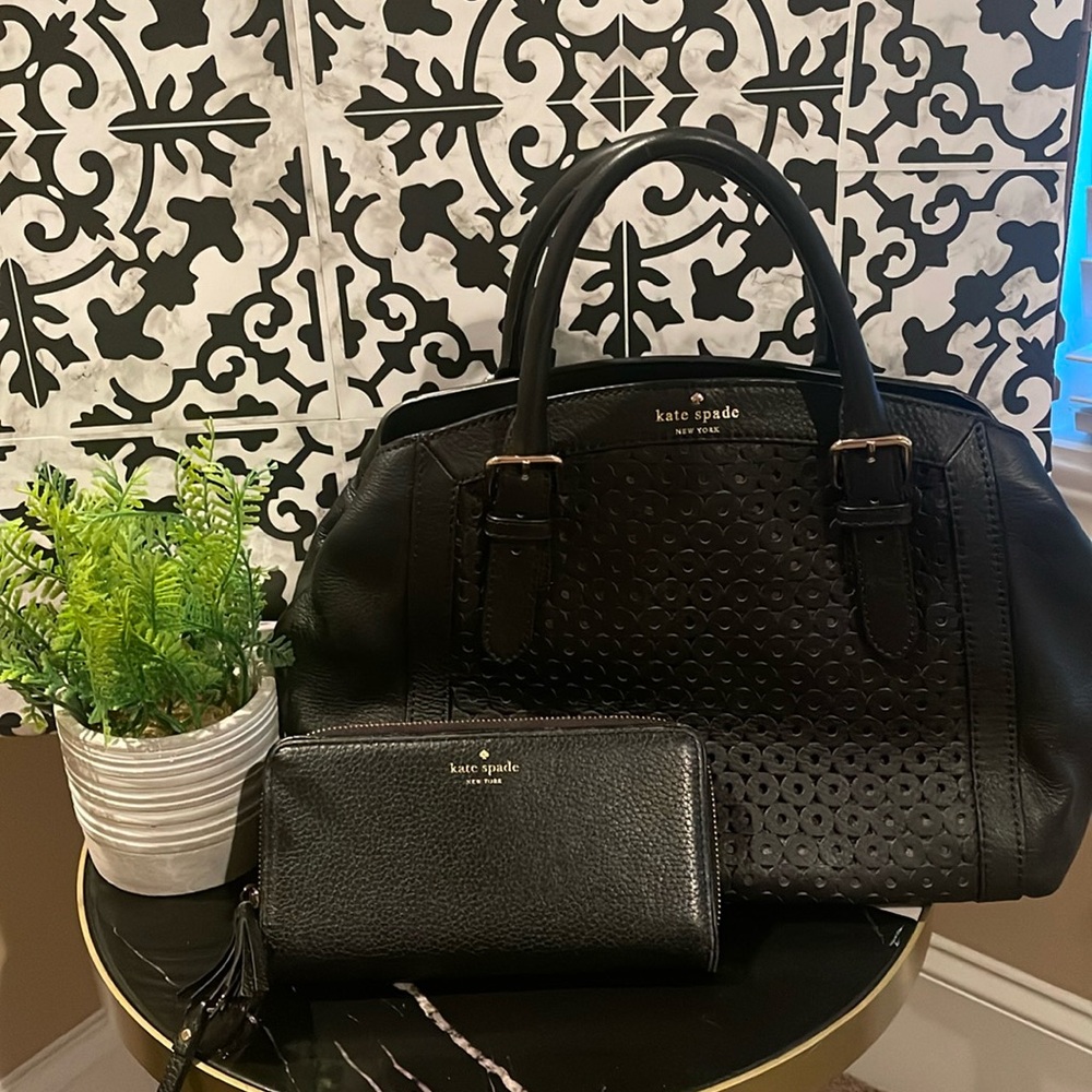 VGUC Kate Spade 2 way bag and wallet